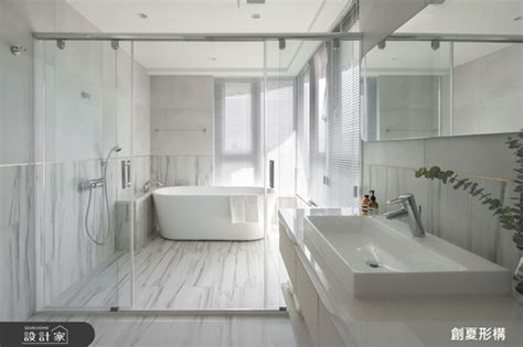 白色浴室磁磚配色 菜床